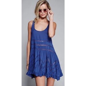 Free People Voile Trapeze Slip Dress
